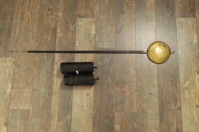 Lot 949 - WILLIAM BICKERSTAFF, LIVERPOOL. A FINE GEORGE III FLAMED MAHOGANY EIGHT-DAY PAINTED DIAL MOON ROLLER LONGCASE CLOCK