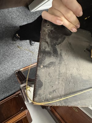 Lot 949 - WILLIAM BICKERSTAFF, LIVERPOOL. A FINE GEORGE III FLAMED MAHOGANY EIGHT-DAY PAINTED DIAL MOON ROLLER LONGCASE CLOCK