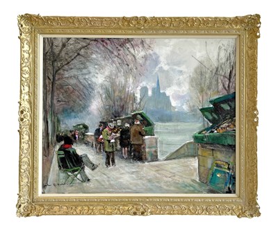 Lot 919 - JULES RENÉ HERVÉ (1887–1981) OIL ON CANVAS