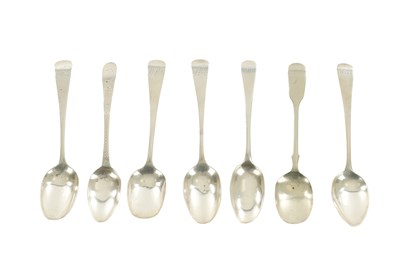 Lot 388 - A COLLECTION OF SILVER TEASPOONS