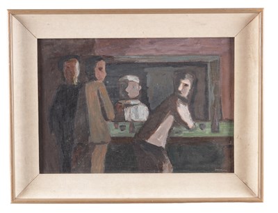 Lot 915 - A MID 20TH CENTURY OIL ON BOARD
