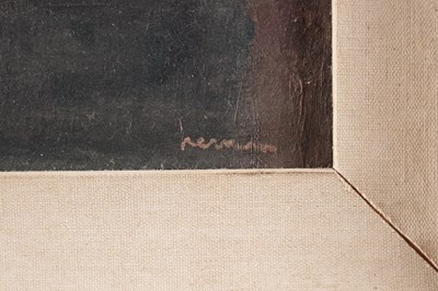 Lot 915 - A MID 20TH CENTURY OIL ON BOARD