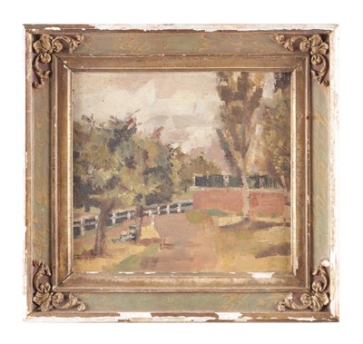 Lot 831 - ATT. TO BERNARD DUNSTAN RA (1920-2017) AN OIL ON CANVAS LAID ON BOARD