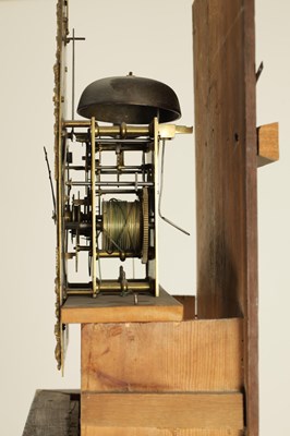 Lot 1007 - JOHN TAYLOR, LONDON. A GEORGE III GREEN LACQUERED CHINOISERIE LONGCASE CLOCK