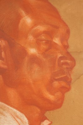 Lot 836 - VICTOR STEPANOVICH PODGORSKY. AN EARLY 20TH CENTURY RUSSIAN PASTEL PORTRAIT