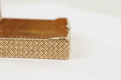 Lot 191 - A FRENCH HALLMARKED 18CT YELLOW GOLD BOX