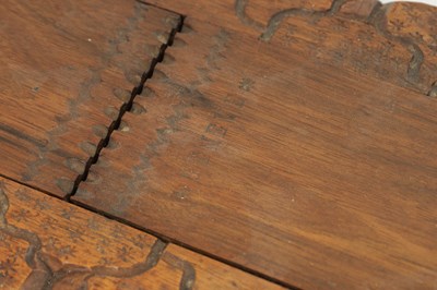 Lot 745 - A 19TH CENTURY CARVED LINDEN WOOD BLACK FOREST ADJUSTABLE BOOK REST