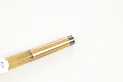 Lot 796 - A LATE 19TH CENTURY RHINOSEROS HORN LADIES' WALKING CANE