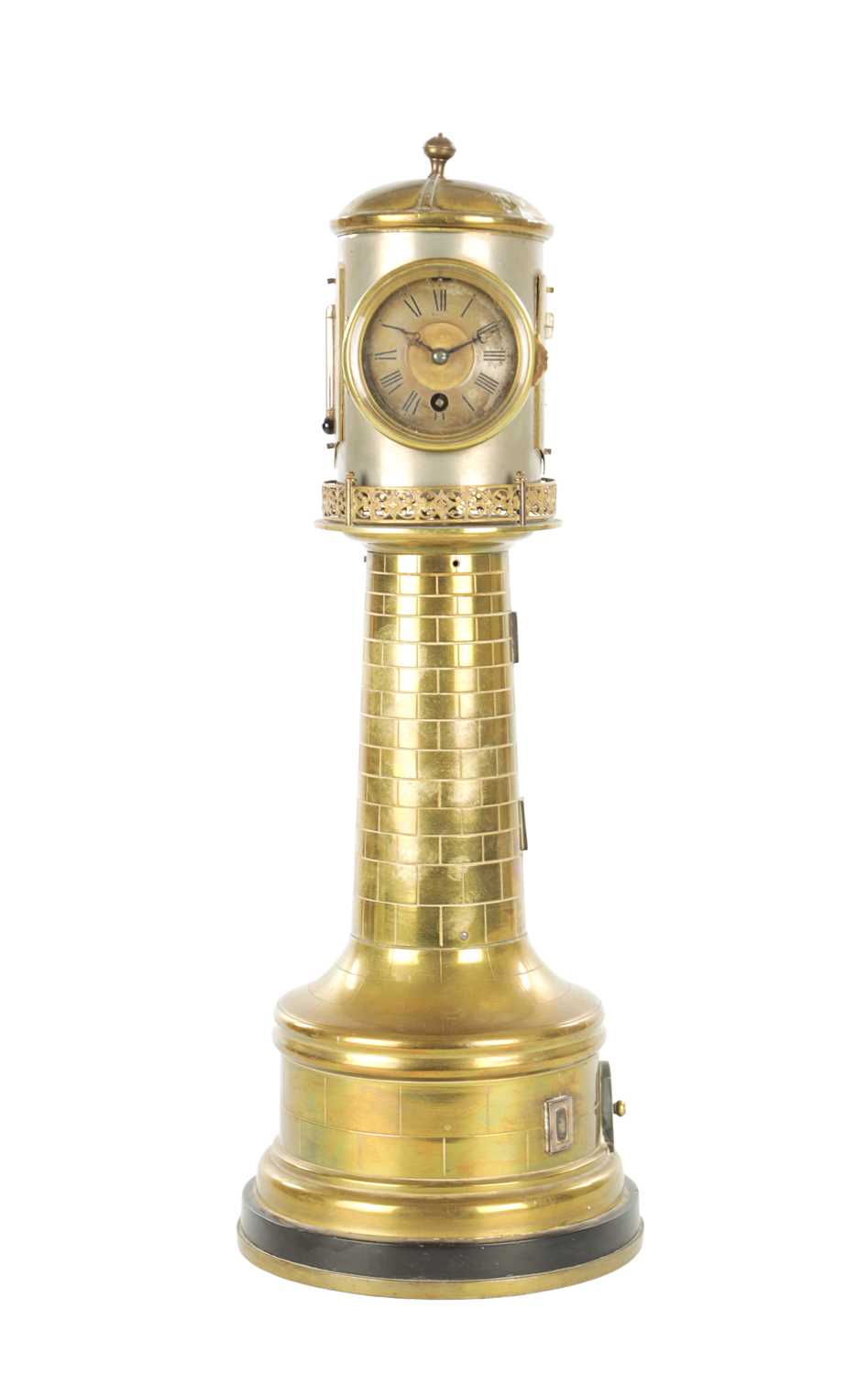 Lot 957 - A LATE 19TH CENTURY FRENCH INDUSTRIAL AUTOMATION LIGHTHOUSE CLOCK COMPENDIUM