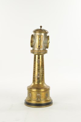 Lot 957 - A LATE 19TH CENTURY FRENCH INDUSTRIAL AUTOMATION LIGHTHOUSE CLOCK COMPENDIUM