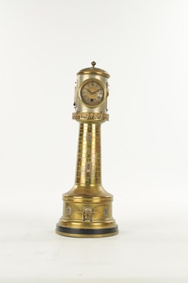 Lot 957 - A LATE 19TH CENTURY FRENCH INDUSTRIAL AUTOMATION LIGHTHOUSE CLOCK COMPENDIUM