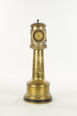 Lot 957 - A LATE 19TH CENTURY FRENCH INDUSTRIAL AUTOMATION LIGHTHOUSE CLOCK COMPENDIUM