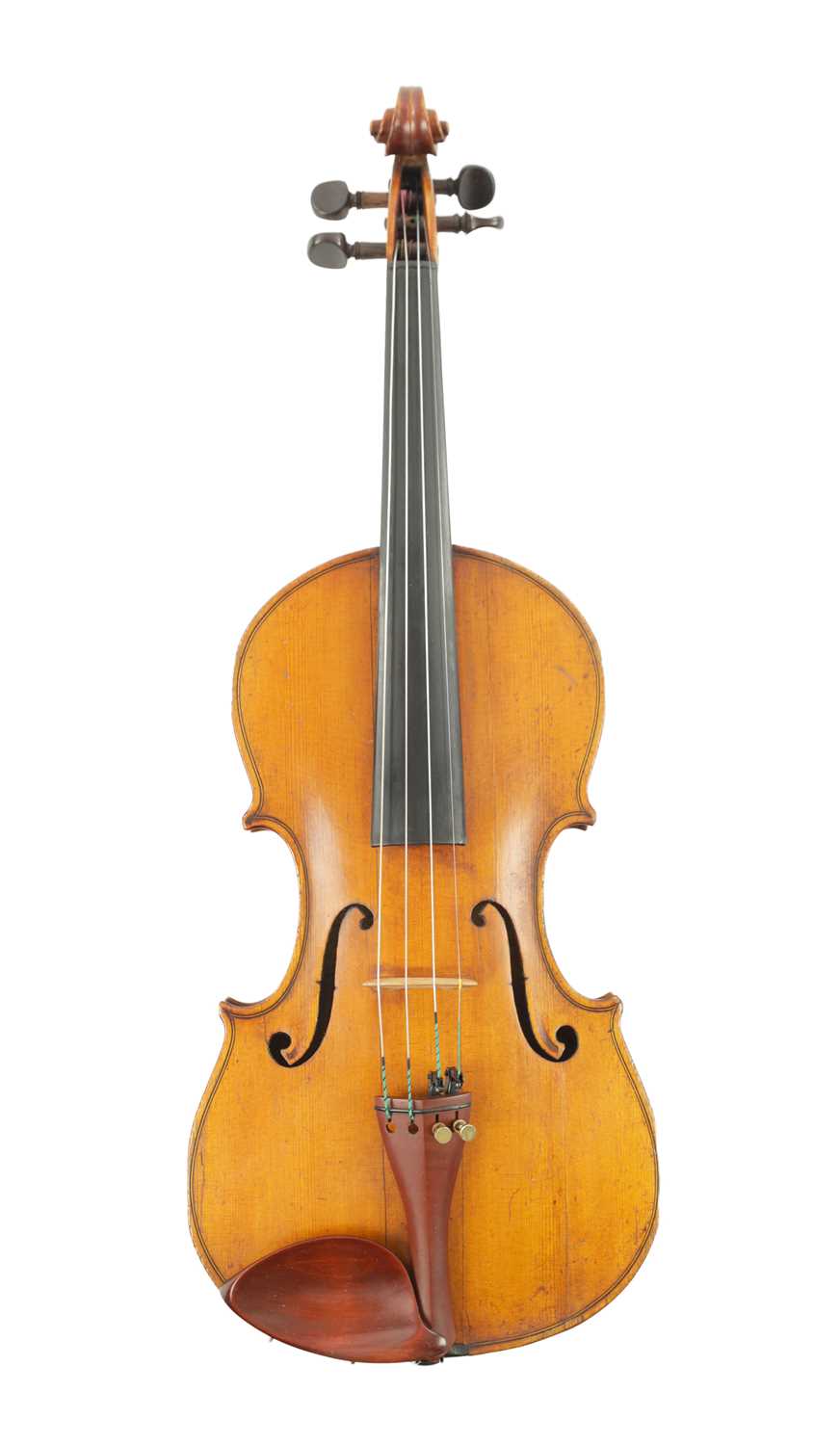 Lot 774 - ITALIAN VIOLIN LABELLED OFFICINA CLAUDIO MONTEVERDE, SIGNED GIO MARIA CERUTI 1923. CREMONA.