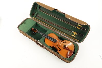 Lot 774 - ITALIAN VIOLIN LABELLED OFFICINA CLAUDIO MONTEVERDE, SIGNED GIO MARIA CERUTI 1923. CREMONA.