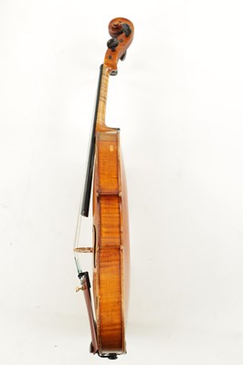 Lot 774 - ITALIAN VIOLIN LABELLED OFFICINA CLAUDIO MONTEVERDE, SIGNED GIO MARIA CERUTI 1923. CREMONA.