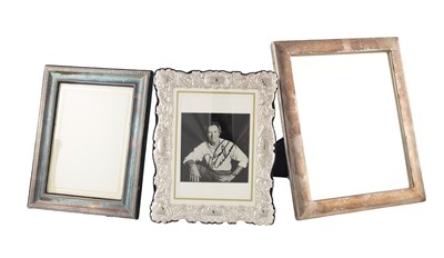 Lot A COLLECTION OF THREE SILVER FRAMES