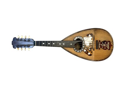 Lot A CARLO MARTELLO BOWL BACK MANDOLIN CIRCA 1890