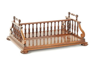 Lot A GILLOWS STYLE WILLIAM IV MAHOGANY BOOK CARRIER