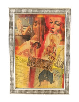 Lot PIETRO PSAIER (1936-2004) ITALIAN. A MID 20TH CENTURY MIXED MEDIA TITLED BROADWAY BABES SERIES NO. 582