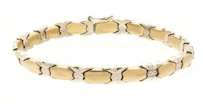 Lot A 9CT WHITE AND YELLOW GOLD BRACELET