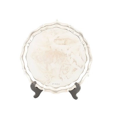 Lot A MID 20TH CENTURY SILVER TRAY