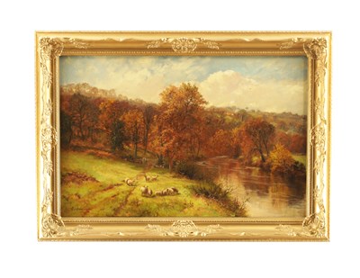 Lot JAMES HENRY CROSSLAND (1852 - 1939) OIL ON CANVAS DATED 1887