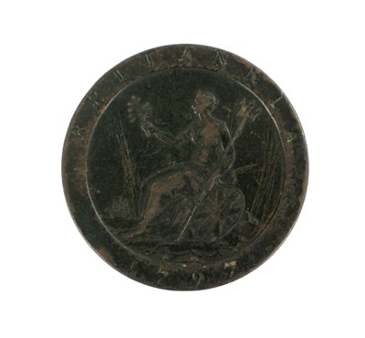 Lot A GEORGE III CARTWHEEL TYPE TWO PENCE PIECE COIN