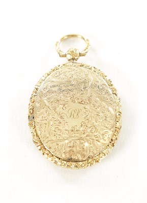 Lot A LATE 19TH CENTURY GOLD METAL LOCKET