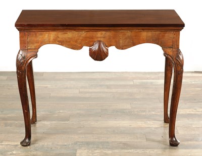 Lot A GEORGE III MAHOGANY SIDE TABLE POSSIBLY IRISH