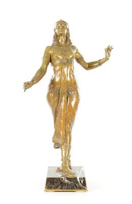 Lot GEORGE COLIN (FRENCH, 1876-1917) A LARGE ART NOUVEAU PATINATED BRONZE SCULPTURE