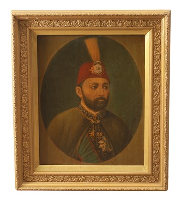 Lot A LATE 19TH CENTURY PORTRAIT OIL ON CANVAS