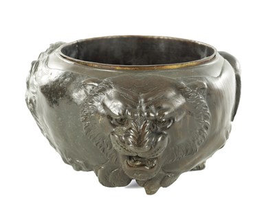 Lot A JAPANESE MEIJI PERIOD BRONZE JARINDERE