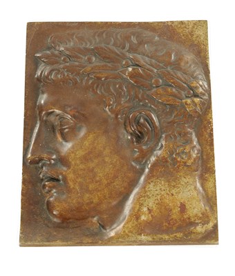Lot A 19TH CENTURY GRAND TOUR BRONZE RELIEF PLAQUE