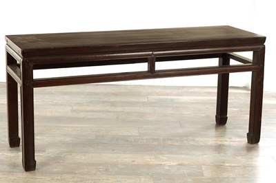 Lot A 19TH CHINESE HARDWOOD LOW TABLE