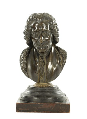 Lot A LATE 18TH/ EARLY 19TH CENTURY BRONZE BUST