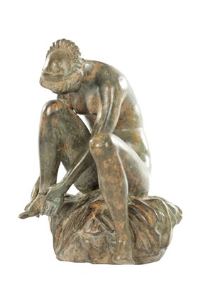 Lot ATT. BARTHÉLÉMY PRIEUR (1540-1611 FRENCH). BRONZE SCULPTURE OF VENUS