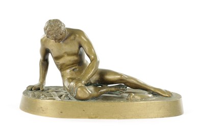 Lot A 19TH CENTURY GRAND TOUR PATINATED BRONZE FIGURE