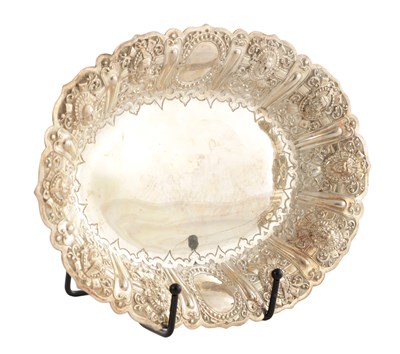 Lot A LATE 19TH CENTURY SILVER BON BON DISH