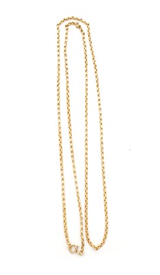 Lot A LONG 9CT GOLD CHAIN NECKLACE