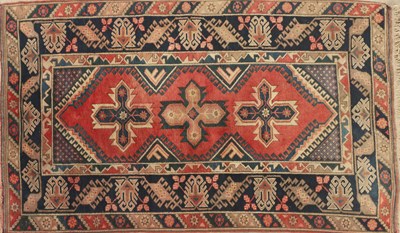 Lot A LATE 19TH CENTURY CAUCASIAN KAZAK RUG