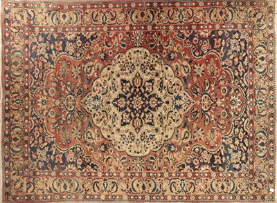 Lot A LATE 19TH CENTURY PERSIAN KERMAN RUG