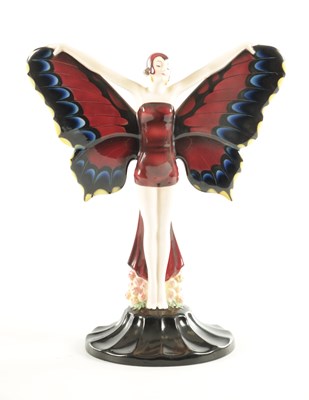 Lot JOSEF LORENZL (1892 - 1950) AN ART DECO GOLDSCHEIDER PORCELAIN FIGURE