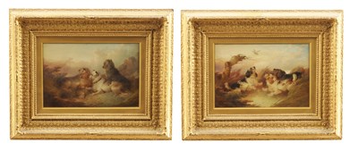Lot PAUL JONES (BRITISH act. 1855-1888) A PAIR OF MID 19TH CENTURY OIL ON CANVAS