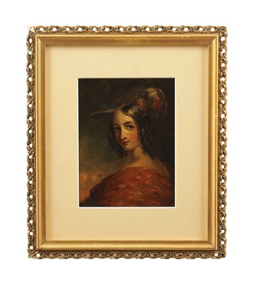 Lot ATT. JAMES INSKIP (BRITISH 1790 - 1868) A 19TH CENTURY OIL ON PANEL PORTRAIT