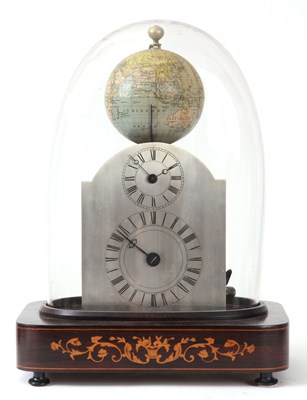 Lot 622 - AN UNUSUAL GERMAN LONG DURATION SKELETON GLOBE...