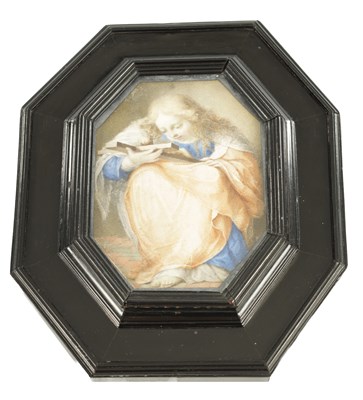 Lot A 16TH/17TH CENTURY WATERCOLOUR ON VELLUM