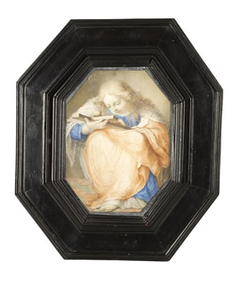 Lot A 16TH/17TH CENTURY WATERCOLOUR ON VELLUM