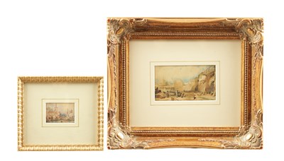 Lot CLARKSON FREDERICK STANFIELD (BRITISH 1793 - 1867) A 19TH CENTURY WATERCOLOUR WITH ATT. WATERCOLOUR