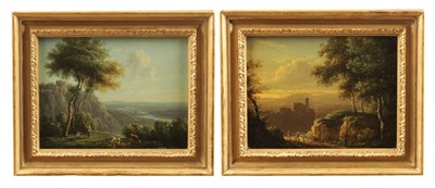 Lot A PAIR OF 19TH CENTURY ITALIAN SCHOOL OIL ON BOARDS