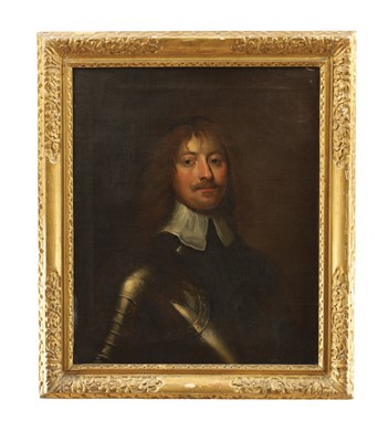 Lot A 17TH / 18TH CENTURY OIL ON CANVAS HALF LENGTH PORTRAIT OF JAMES GRAHAM, 1ST MARQUESS OF MONTROSE